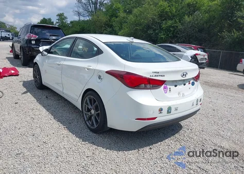 2016 Hyundai Elantra Se from USA, damaged, VIN 5NPDH4AE7GH750696